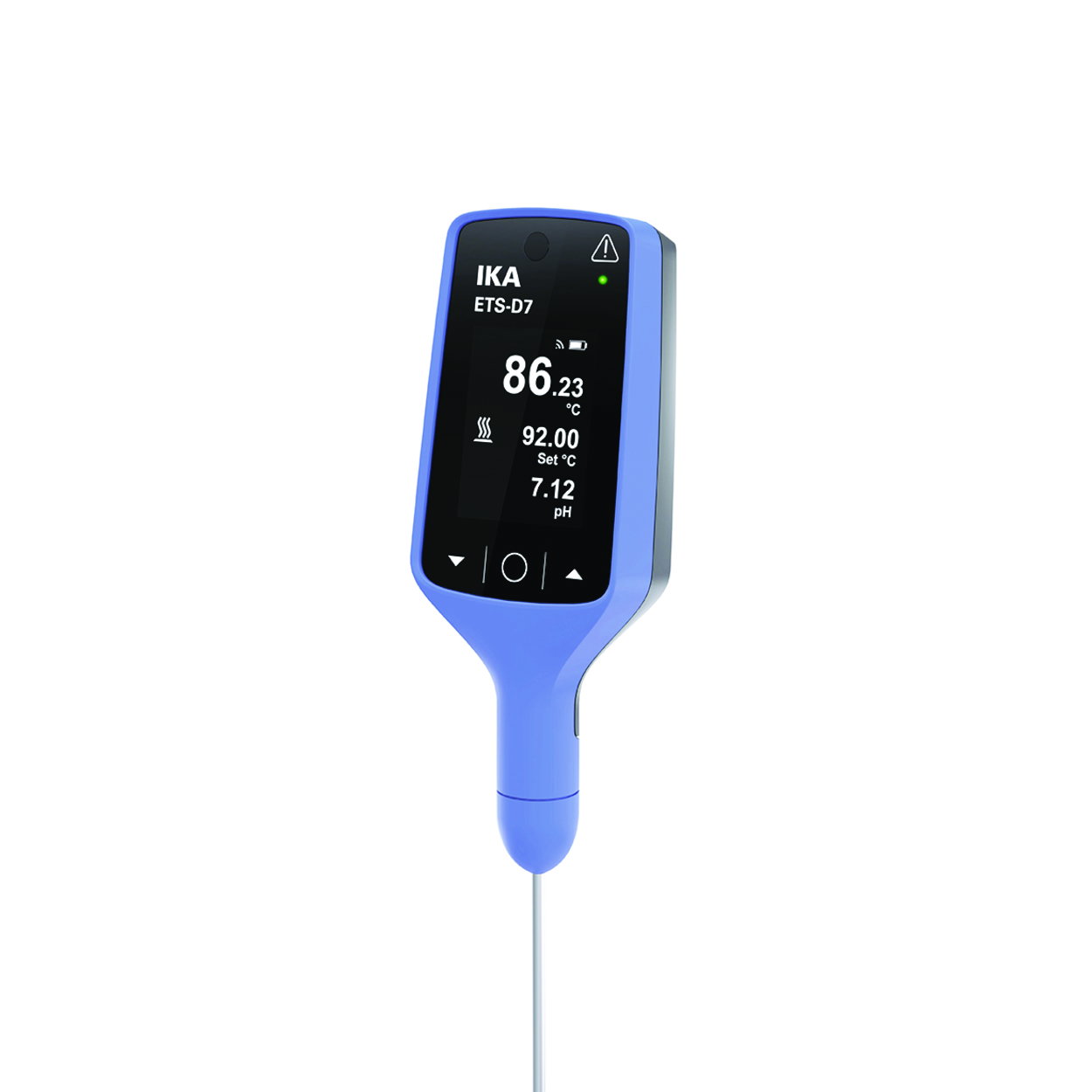 ETS-D7 Temp. sensor with display, wireless, stn. steel