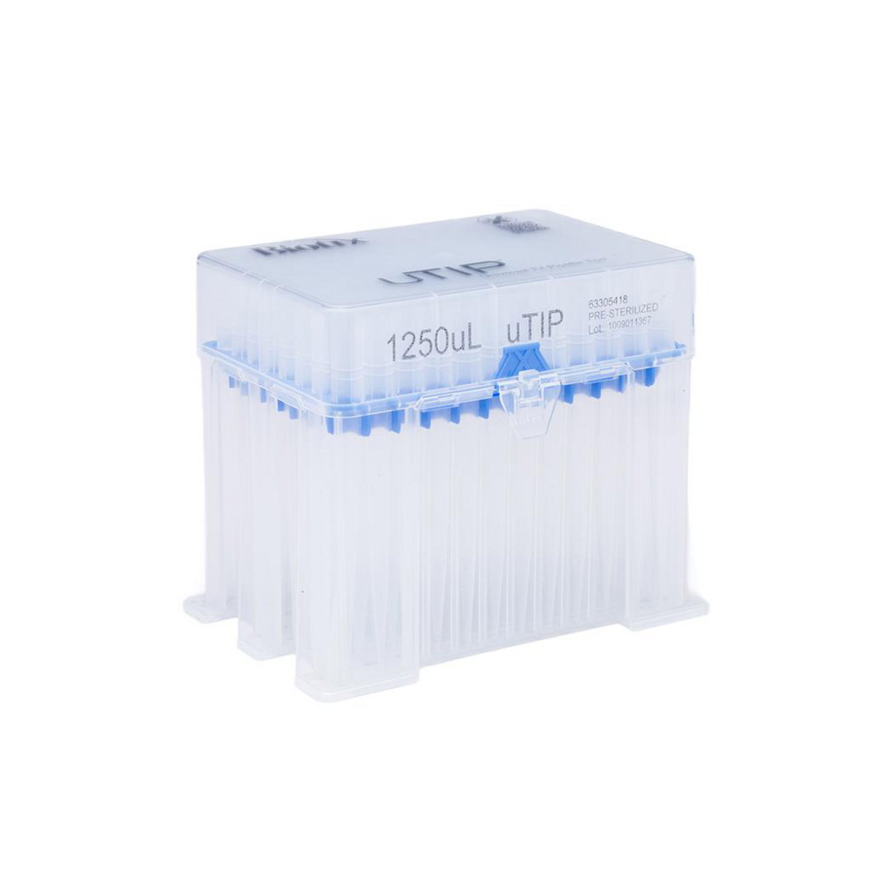 Pipette Tips 1250uL UTIP ST RK BTX pack of 10x96