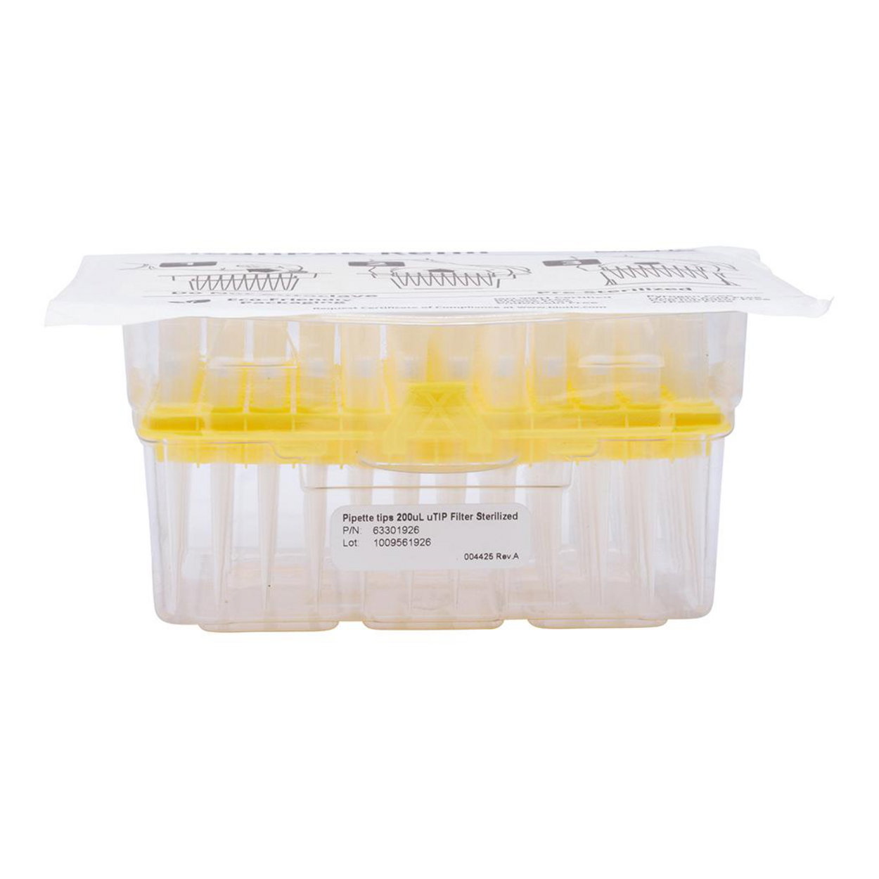 Pipette Tips 200uL uTIP F ST FTR BTX pack of 10x96