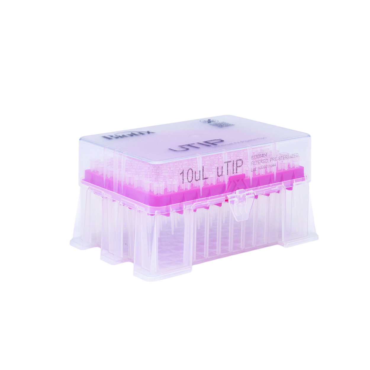 Pipette Tips 10uL UTIP F ST RK BTX pack of 10x96