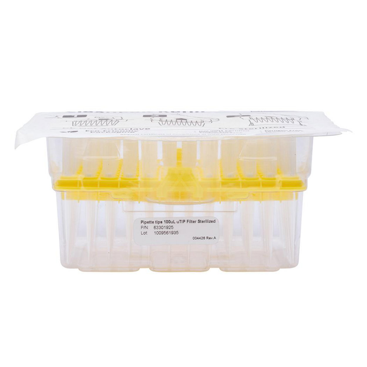 Pipette Tips 100uL uTIP F ST FTR BTX pack of 10x96