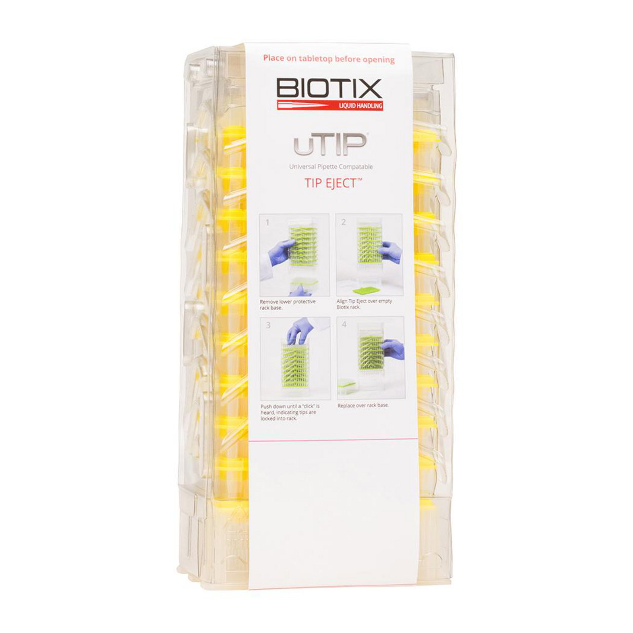 Pipette Tips 250uL UTIP ST LR TE BTX pack of 10x96