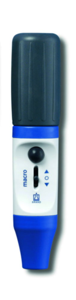 Macropipette controller, blue for volumetric and graduated pipettes  0.1-200 ml