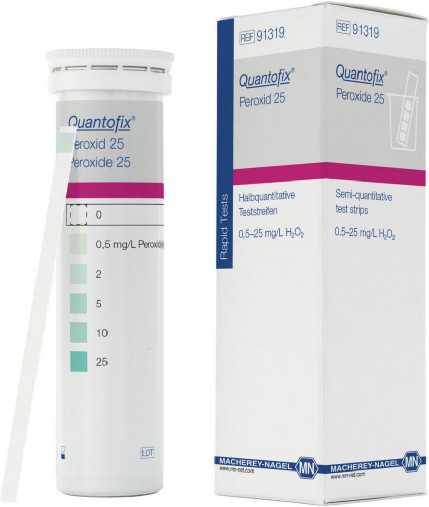 Quantofix test strips, Peroxide 25 pack of 100