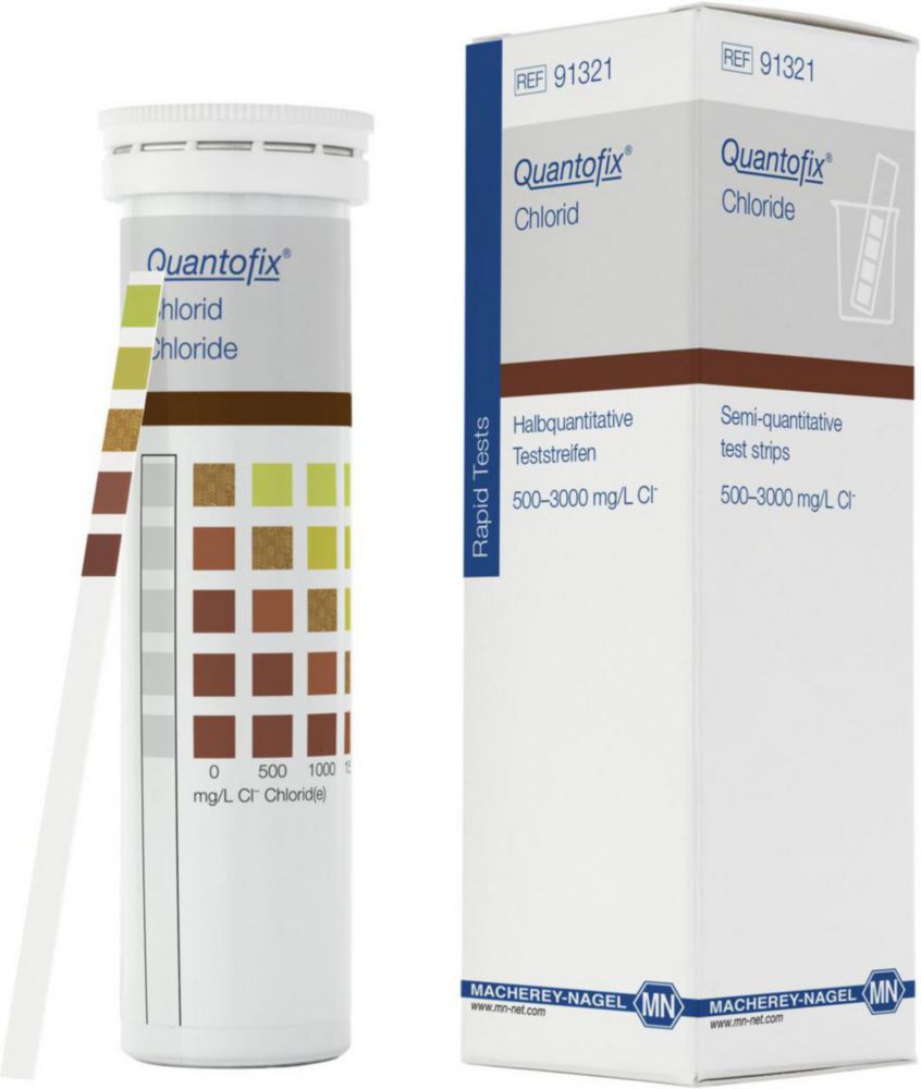 Quantofix test strips, chloride pack of 100
