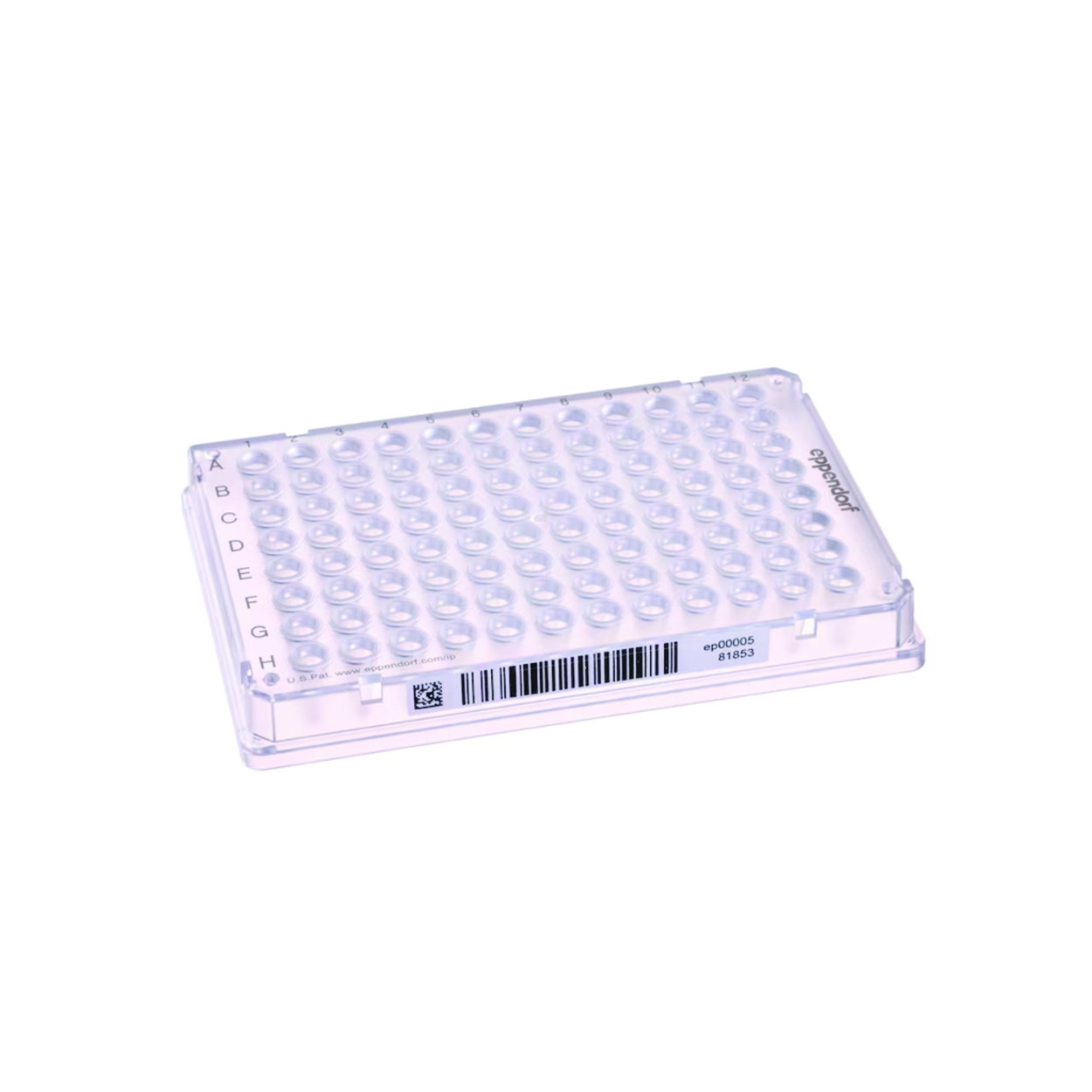twin.tec® PCR plate LoBind 96 150µl, colorless, 2D SafeCode, PCR clean pack of 25