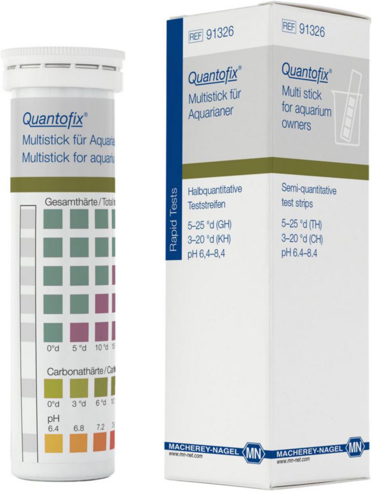 Quantofix Multistick for Aquarium for Aquarium box with 100 test sticks