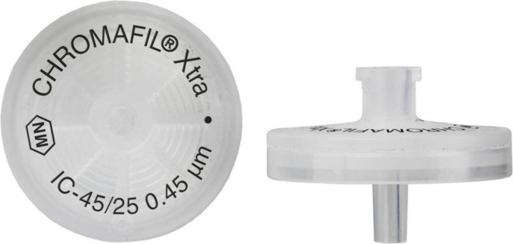 CHROMAFIL® Xtra Single Filter IC-45/25 Special filters for ion chromatography 0.45 µm, 25 mm colorless PP housing,