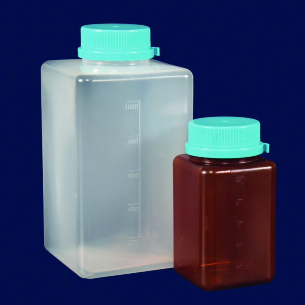 Sample bottles 500 ml PP, clear, sterile R, with sodium thiosulfate, pack of 84