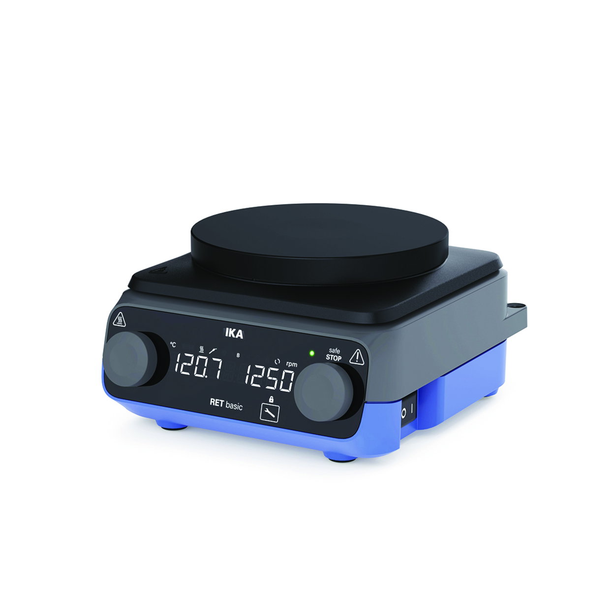 RET basic anodized Magnetic stirrer with heating, anodized hotplate