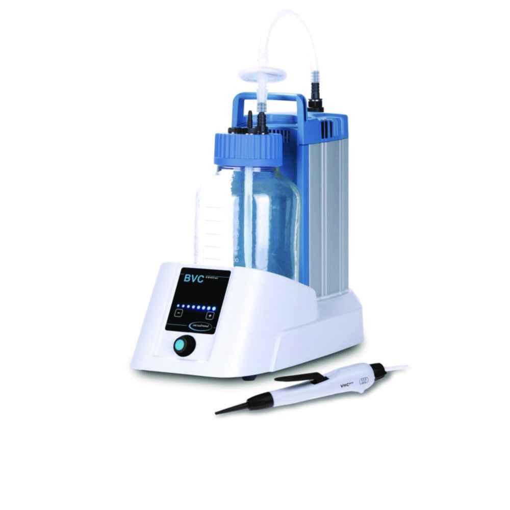 BioChem-VacuuCenter BVC control G, with 2l bottle made of glass, 230 V / 50-60 Hz, UK/IN mains cable