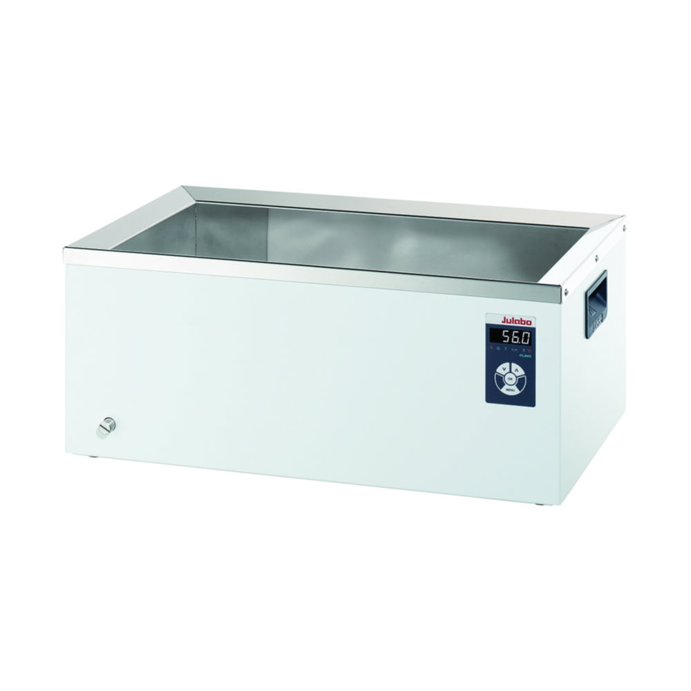 Water bath PURA 22, 3.4...25.5L temperature range: +18...+99,9°C heat output 2kW, 64x35x26cm