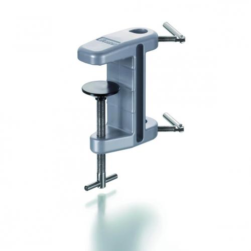 Table clamp with hinged screws, aluminium alloy, powdercoated