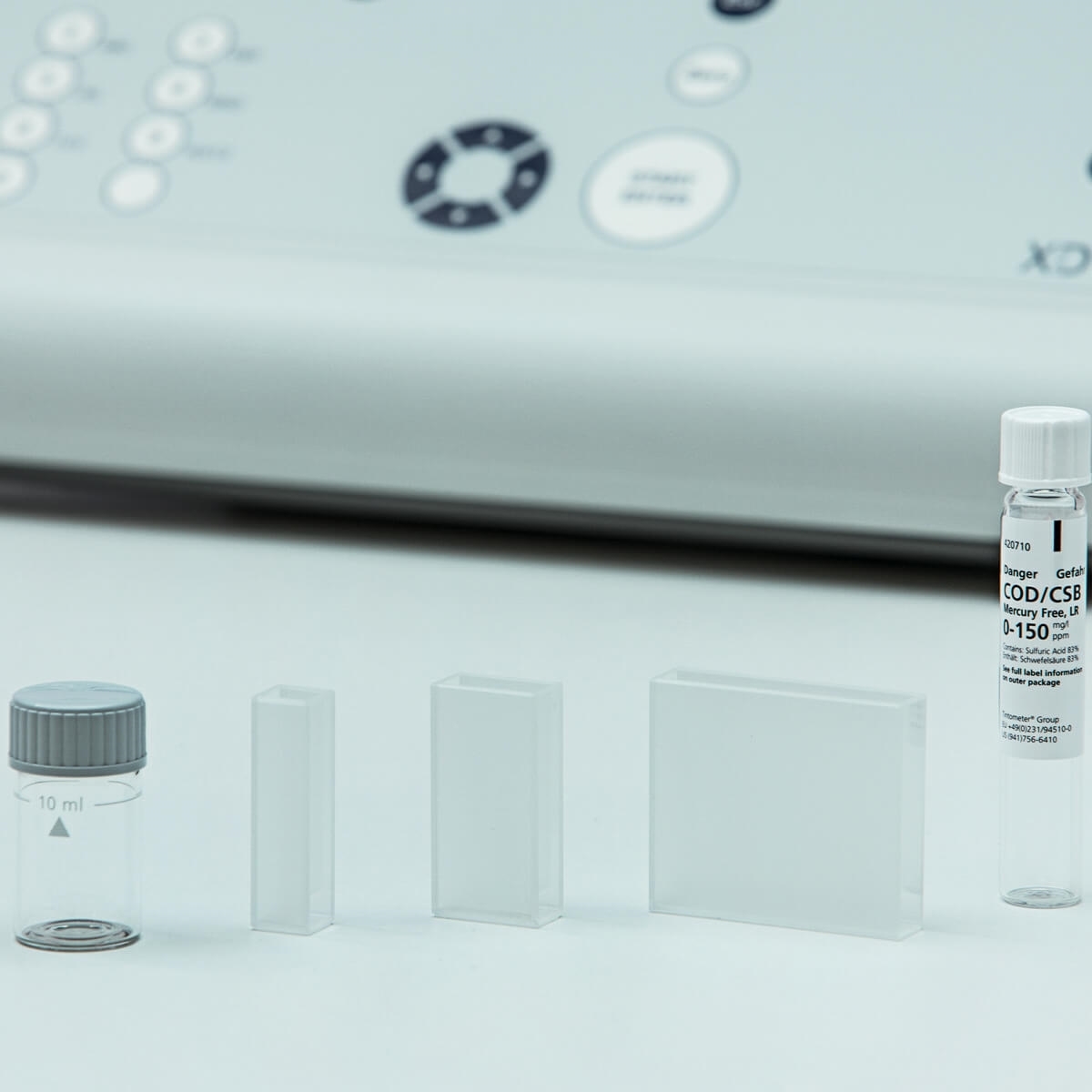 Rectangular Cuvettes W100, optical glass LabFriend Australia Lab