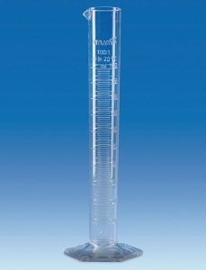 Measuring cylinder 250 ml, h.F., SAN raised scale | LabFriend ...