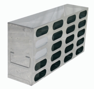 Standard rack for upright freezer for (hxd) 2x4 = 8 boxes 100mm high, delivered including standard white cardboard boxes and 9x9 cell dividers,_100241753