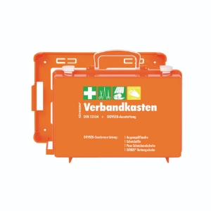 First aid kit for vehicles etc, ABS-plastic SN-CD orange_100218522