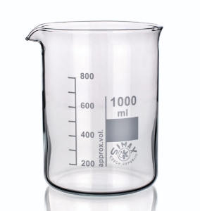 Beaker 10000 ml, low form, Boro 3.3 with division and drain_100222244