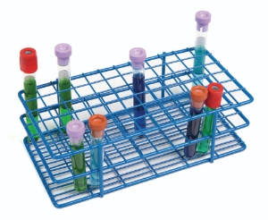 Test tube rack 6x12, blue wire_100243760