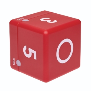 CUBE Timer, red 1-2-3-5 minutes_100211482