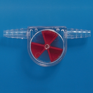 Flow indicator, PLASTIBRAND made of SAN, for visual inspection of flow direction and velocity_100199079