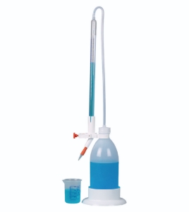 Titrating burette 25ml, acc. to Dr. Schilling with shatter protection_100232586