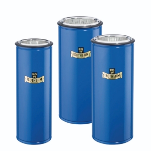 Dewar flasks 1250ml, cylindrical blue powder-coated alu, 500x57mm_100231494