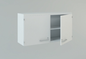 Wall-mounted cabinet 600x630x366mm 1 door l/h, 1 shelf, lockable_100221478