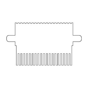 Comb with 20 samples 1 mm thick_100197930