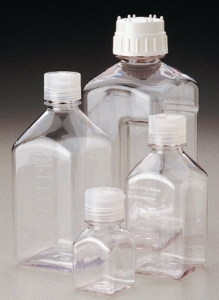 Culture media bottles 2000 ml, PETG graduated, square, sterile pack of 12_100241433