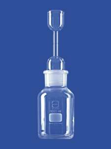 Pycnometer head NS 45/27 with wide-neck bottle with conical shoulder 500 ml, DURAN_6235849