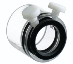 Cylinder-cuvette 121.000-QS, 1mm thickness quartz glass SUPRASIL®, macro with PTFE-stopper_6090869