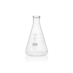 Super Duty Erlenmeyer flask 2000 ml Duran®, narrow neck, tooled border, 166x280 mm_100198761