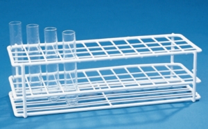 Test tube stands,wire,nylon-coated,18x18 mm height 100 mm,4 x 12 openings_9193788