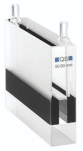 Flow-through cuvette 176.000-QS, 50mm C=8.5mm, quartz glass SUPRASIL®_6242811