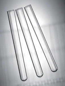 Test Tubes 180x20,00x1,1-1,2mm Boro 3.3 glass, without rim, round bottom pack of 100_100230129