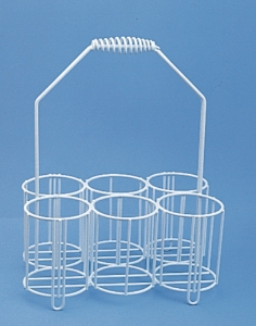 Bottle carriers,PE-coated wire,for 8 x 1000 ml 130x110 mm_100230533