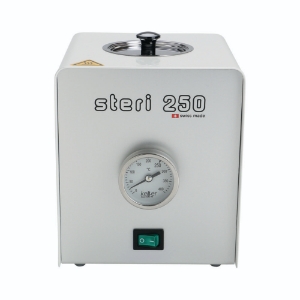 STERI 250 Seconds-Sterilizers incl. 150g-Bag glass beads, glass cup 31110, device lid 31111, 220/240V, w. EU plug_100221557