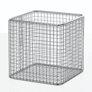 Wire basket 400x300x200 mm Stainless steel 18/8 E-POLI mesh size 8x8mm_100163416