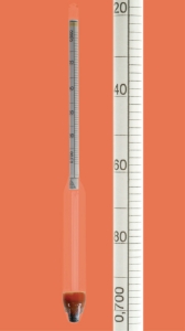 Density hydrometer 1.100 - 1.200 300 mm long, w/o thermometer_100162814