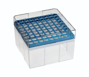 Cryobox, PC, with grid 132x132x52 mm, grid 9x9, blue_100212964