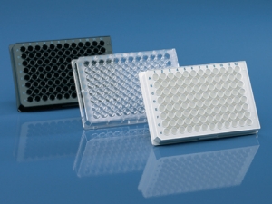 Microplates hydroGrade 96-well, PS, transparent, standard, F-bottom, non-sterile, without lid, pack of 100_100210674