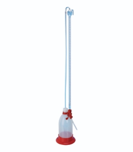 Automatic burette 50ml:0,1 Dr. Schilling pattern class B with reservoir and pastic feet_100202609