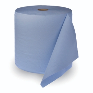 Multiclean® plus cleaning cloth roll blue, 3-ply, 38cm x 190m 500 à 36 / 38 cm, pack of 2 rolls_100011472