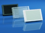 Microplates inertGrade 96-well, PS, transparent, standard, F-bottom, sterile, with lid, pack of 40
