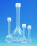 Measuring flask, PFA, PLASTIBRAND®, class A, 10ml, with screwcap GL 18