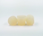 Silikonstopfen 8x12x20mm mit 1 Bohrung à 3 mm nach DIN 12871 (VMQ) transparent