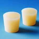 Silicone rubber stopper 8x12x20mm transparent