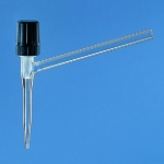 Valve stopcocks, DURAN, BISTABIL, PTFE spindle and fuse, valve opening 0 - 2.5 mm