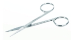 Microscopy scissors, length 100 mm straight, stainless